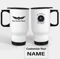 Thumbnail for Customisable Thrust We Trust Travel Mug - view 3