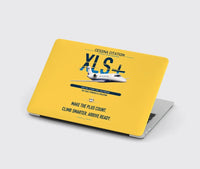 Thumbnail for Cessna Citation XLSPlus design on yellow MacBook case
