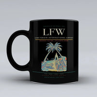 Thumbnail for International Airport LFW Mug design on black lome tokoin