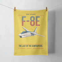 Thumbnail for F-8E Crusader design on yellow towel