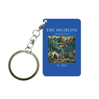 Thumbnail for VINTAGE G4051 - The Highline - Designed Key Chain design on blue