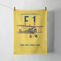 Thumbnail for Sopwith Camel F.1 design on yellow towel