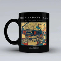 Thumbnail for VINTAGE G4037 - The Air Circus Train - Ceramic Mug design on black