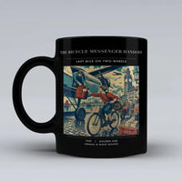 Thumbnail for VINTAGE G4311 - The Bicycle Messenger Handoff - Ceramic Mug design on black