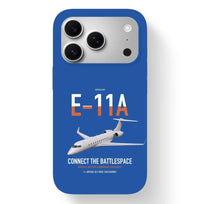 Thumbnail for E-11A BACN design on blue magsafe iphone case, for iPhone 17 Pro