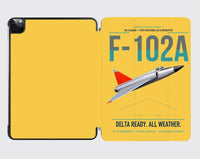 Thumbnail for F-102A Delta Dagger design on yellow ipad tablet case