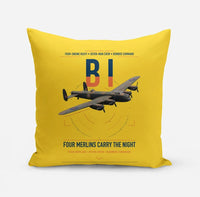 Thumbnail for Avro Lancaster B I design on yellow pillow