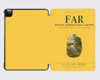 Thumbnail for Hector International Airport (FAR) design on yellow ipad tablet case