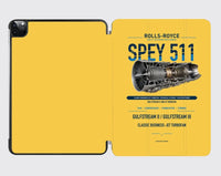 Thumbnail for SPEY 511 design on yellow ipad tablet case