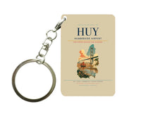 Thumbnail for Humberside Airport (HUY) design on beige key chain