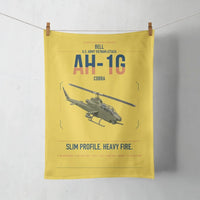 Thumbnail for Bell AH-1G Cobra design on yellow towel
