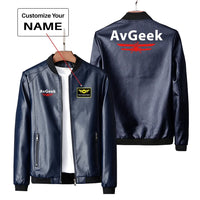 Thumbnail for Avgeek Leather Jacket - view 3