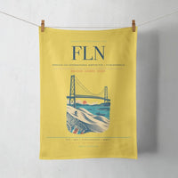 Thumbnail for Hercilio Luz International Airport (FLN) design on yellow towel