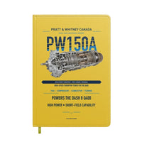 Thumbnail for PW150A design on yellow notebook