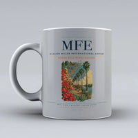 Thumbnail for McAllen Miller International Airport (MFE) airport code design on light gray ceramic mug