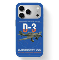 Thumbnail for Junkers Ju 87D-3 design on blue magsafe iphone case, for iPhone 17 Pro