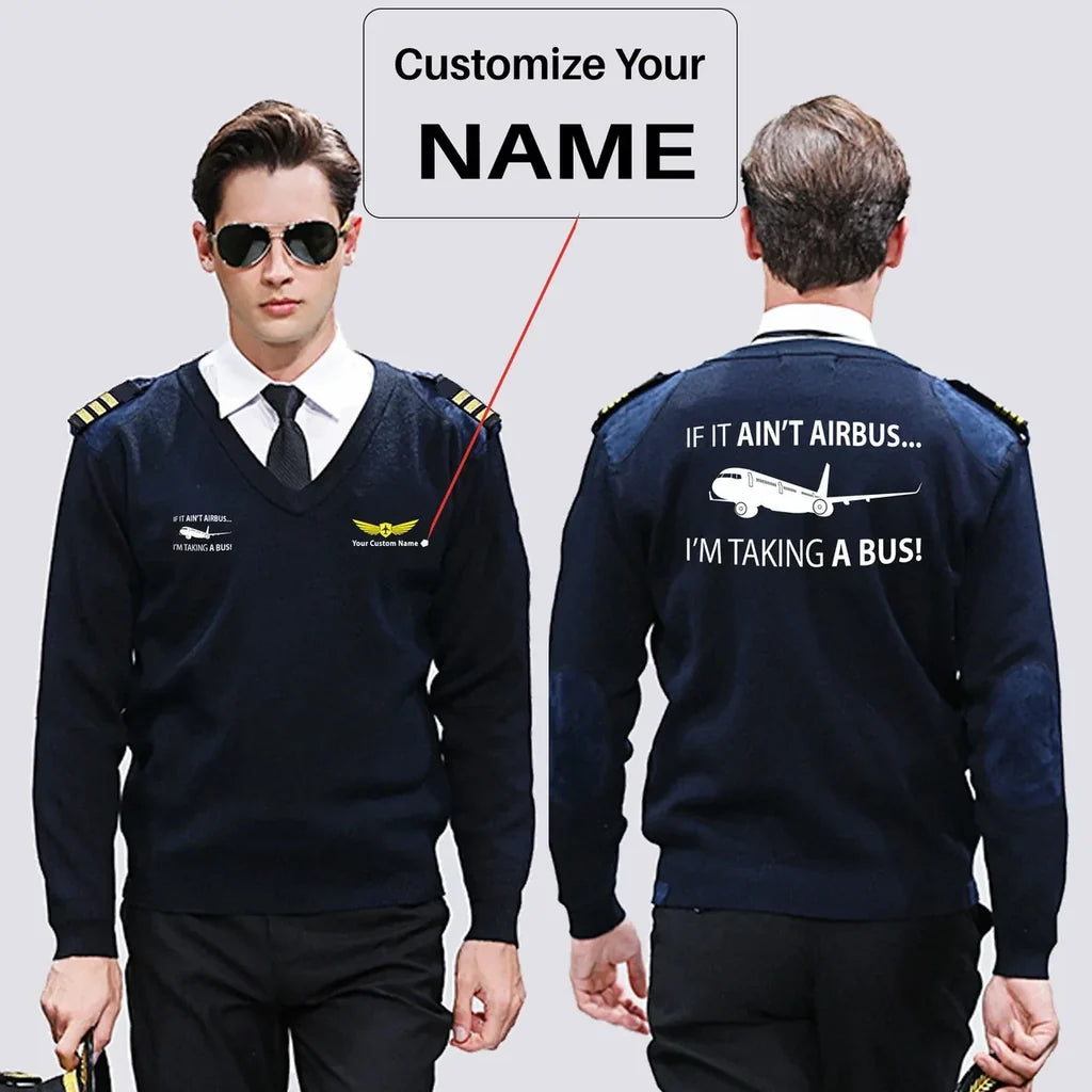 Customisable If It Ain't Airbus Sweater - view 3