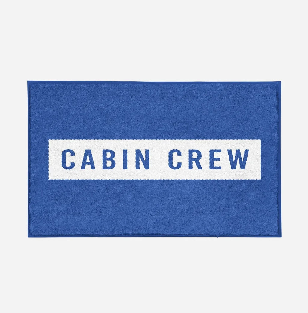Cabin Crew Text Door Mat - view 3