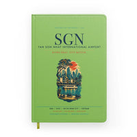 Thumbnail for Tan Son Nhat International Airport Ho Chi Minh City (SGN) design on light green notebook