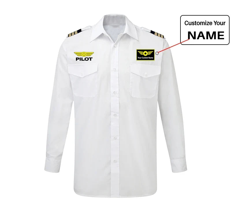 Customisable Pilot & Badge Shirt - view 3