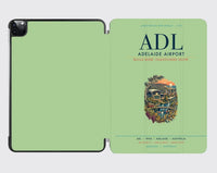 Thumbnail for Adelaide Airport (ADL) design on light green ipad tablet case