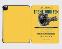 Thumbnail for TRENT 1000 TEN design on yellow ipad tablet case