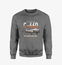 Thumbnail for C-46D Commando design on gray sweatshirt