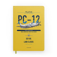 Thumbnail for Pilatus PC-12 PRO design on yellow notebook