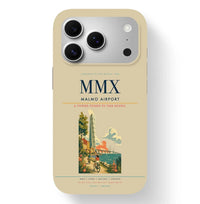 Thumbnail for Malmo Airport (MMX) design on beige iPhone 17 Pro MagSafe case