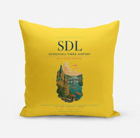 Thumbnail for Sundsvall-Timrå Airport (SDL) design on yellow pillow