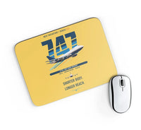 Thumbnail for Boeing 747SP design on yellow rectangle mouse pad
