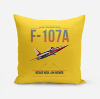 Thumbnail for F-107A Ultra Sabre design on yellow pillow