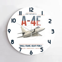 Thumbnail for A-4E Skyhawk design on white no frame wall clock