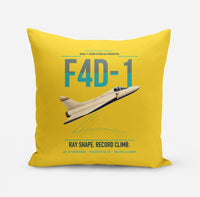 Thumbnail for F4D-1 Skyray design on yellow pillow