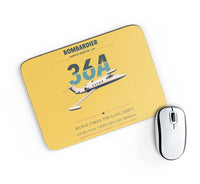 Thumbnail for Bombardier Learjet 36A design on yellow rectangle mouse pad