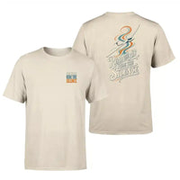 Thumbnail for SIGNAL 571 - Read The Air Ride The Silence - Double-Side T-Shirt design on beige double side t shirt