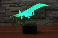 Thumbnail for Customisable Concorde 3D Lamp - view 4