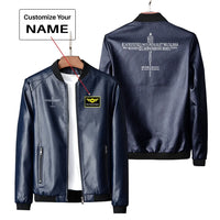 Thumbnail for Aviation Alphabet Leather Jacket - view 3