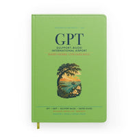 Thumbnail for Gulfport–Biloxi International Airport (GPT) design on light green notebook