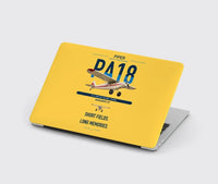 Thumbnail for Piper PA-18 Super Cub design on yellow MacBook case