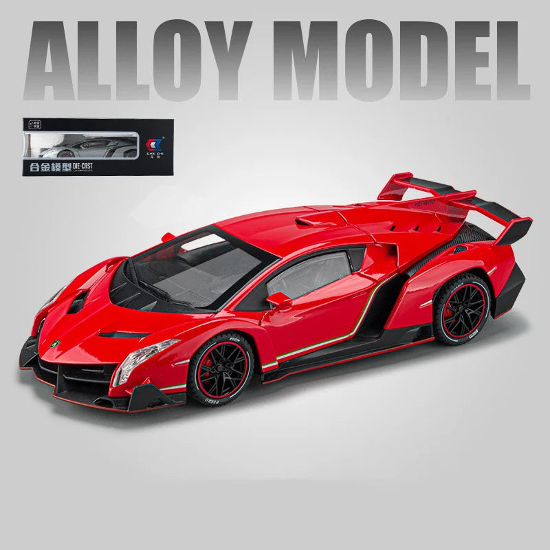 1:24 Lamborghini Veneno Alloy Model - view 3