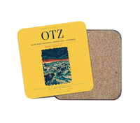 Thumbnail for Ralph Wien Memorial Airport (OTZ) design on yellow 1 piece coaster