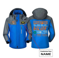Thumbnail for Customisable Airline Pilot Label Winter Jacket - view 3