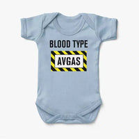 Thumbnail for Blood Type AVGAS Baby Bodysuit - view 3