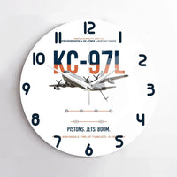 Thumbnail for KC-97L STRATOFREIGHTER design on white no frame wall clock