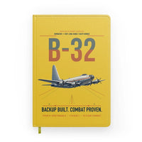 Thumbnail for B-32 Dominator design on yellow notebook
