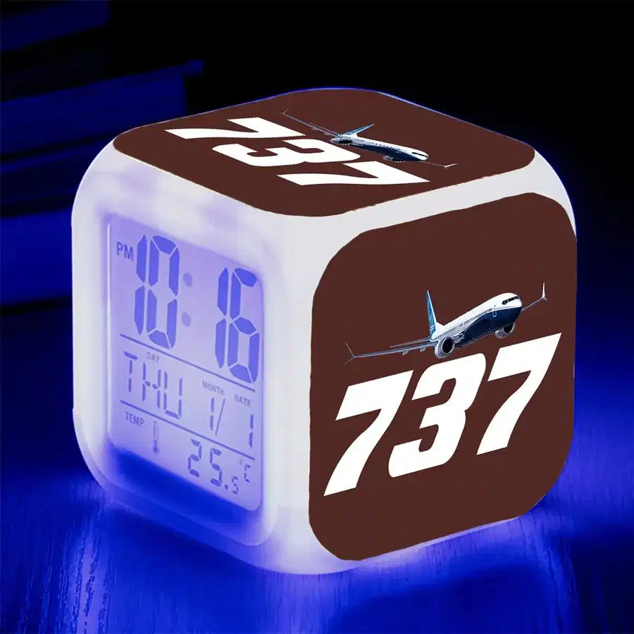 Boeing 737 Digital Alarm Clock - view 3