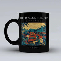 Thumbnail for VINTAGE G4524 - The Jungle Airstrip - Ceramic Mug design on black
