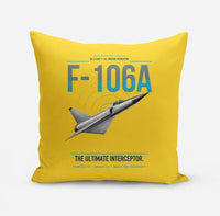 Thumbnail for F-106A Delta Dart design on yellow pillow