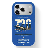 Thumbnail for Boeing 720B design on blue magsafe iphone case